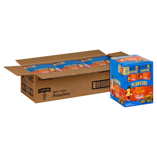 Planters Planters Spicy Cajun Pistachio 2.25 oz. Tube, PK30 10029000025797 - main